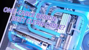 UPSIREN CPU 8PIN Motherboard Extension Cable 18AWG 90° Right-Angle Design ARGB Cable with 5V 3PinOne-Wire Connection Cable 30cm