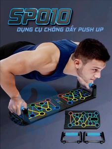 Dụng cụ hít đất tập chống đẩy đa năng 14 trong 1 Push up Board hướng dẫn tập gym tại nhà