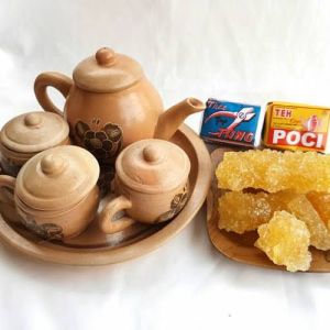 Gula Batu Kemasan 1 kg bonus teh celup sosro
