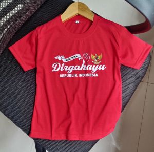 MOCHIShop Kaos Anak Dirgahayu Republik Indonesia