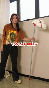 LIAO Premium Microfiber Twist Mop - Easy Washable Floor Household Cleaning Mop High Quality