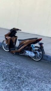 SKOTLET STIKER MOTOR COKLAT GLOSY STIKER COKLAT METALIK GLOSY SKOTLET COKLAT MENGKILAP COKLAT GLOSSY