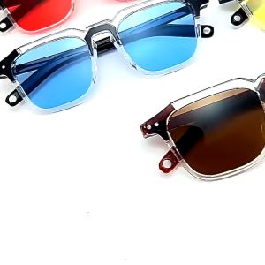Toserba Kacamata Wanita Pria Optik Anti Sunglass Dengan Fashion Sunglasses Kacamata Hitam RR076
