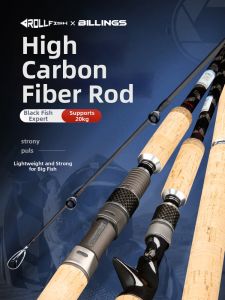 Heavy Duty Large Game Fishing Rod Carbon Fiber Construction