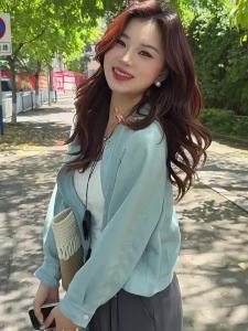 Pretty Ultra-Lightweight Breathable Sunscreen Clothing Ice Silk