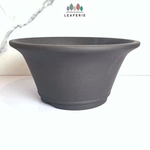 The Leaferie Petit Bonsai Pot (Series 20) . Plant pot . Zisha . Flowerpot . Planter . Purple sand