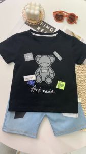 Cartoon Children clothing cotton Top+shorts Baby Clothes Sets baju kanak sets  0-5tahun