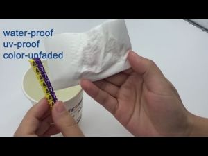 Clip on Plastic Cable Identification Wire Cord Cable Marker 1.5mm Colorful Digital Letter Numbering Marker