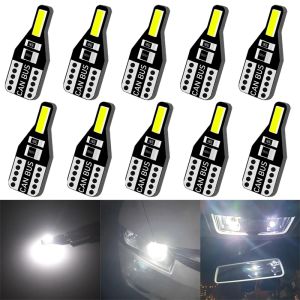 KEVANLY | 10PCS T10 W5W LED Bulb 194 Car Interior Reading Lights Canbus Daytime Running Lights 7020 COB 2SMD Wedge Bulb White No Error