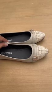 Sepatu Flat Wanita Slip On Balet Non Slip Sol Karet 37-40 Flatshoes