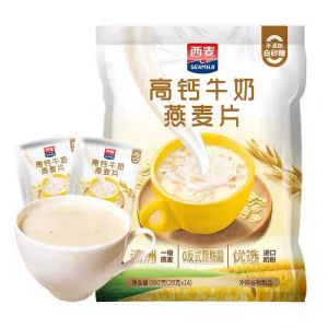 Individual packaging Seamild High Calcium Milk Cereal Oatmeal 392g 28g x 14 packs 独立包装 西麦高钙牛奶燕麦片 392克 29克 x 14包