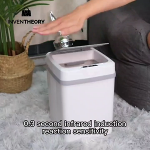 MAZE Sensor Auto Open Trash Bin Touchless Modern Rubbish Garbage Dustbin Tong Box Kitchen Room Hygiene