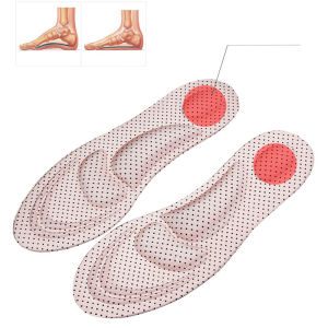 4D Memory Foam Cushion Insole for Shoes Orthopedic Insoles Pain Relief Soft Flat Feet Arch Support Massage Plantar Fasciitis Pad