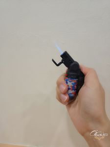 Volcanic Camouflage Adjustable Mini Jet Flame Windproof Lighter (random)