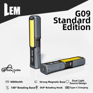 LEM | Magnetic Super Bright Rechargeable Lithium Battery Work Light
