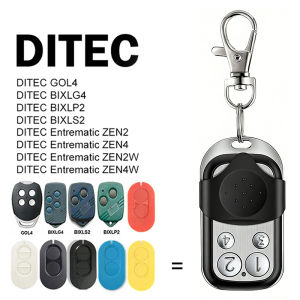 DITEC Entrematic ZEN2 ZEN4 ZEN2W ZEN4W GOL4 BIXLG4 BIXLP2 BIXLS2 Garage Door Remote Control 433MHz Rolling Code Hand Transmitter