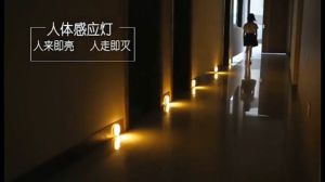 YTL      โคมไฟกลางคืน LED อัจฉริยะแบบกลม ตู้ที่ใช้พลังงานจากแบตเตอรี่ หัวเตียง ห้องนอน ตู้เสื้อผ้า โคมไฟตู้เสื้อผ้า ไฟเซนเซอร์แม่เหล็ก