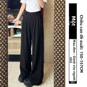 XIANYIJIAO | Quần Dài Slim Fit Đen Mát Lạnh