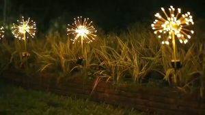200LED Fireworks Solar Light in Colorful Solar led light strip Garden Decoration lights Auto On/Off Solar LED light Waterproof Solar Fairy lights