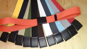 Ikat Pinggang Pria Panjang 150cm Kanvas Polos Jumbo Sabuk Panjang Gesper Pria Big Size