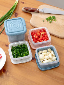 Freshness Storage Box with Draining Lid