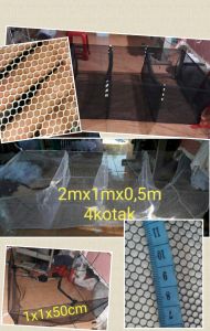 Keramba Ikan Jaring Sekat 2 3 4 dari Kain Jaring Sarang Tawon