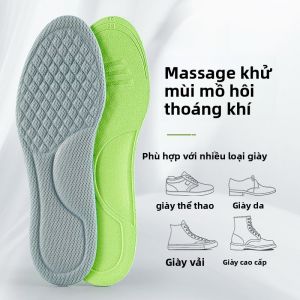 XIANZHAO | Miếng lót giày chống mùi Nano mỏng thoáng khí thấm hút mồ hôi cho nam và nữ dùng cho giày da mùa hè chống trượt