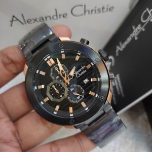(BISA COD) Jam Tangan Pria Alexandre Christie AC 6626 AC6626 Original Garansi Resmi 1 Tahun - Stainless Steel