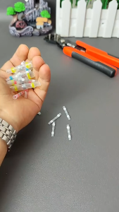 100/50PCS Solder Seal Wire Connector Kit Butt Terminal Waterproof Insulated Electrical Wire Splice