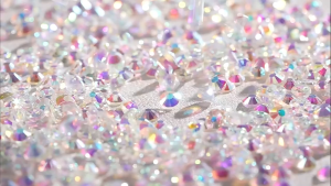 【READY STOCK 】Glass rhinestones Glitter flat crystal AB iron hot melt rhinestones 水晶钻