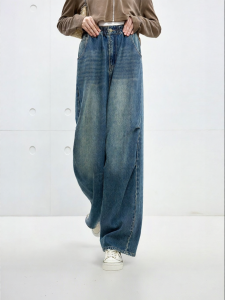 Juicy Couture | Vintage Washed Loose Wide Leg American Style Jeans