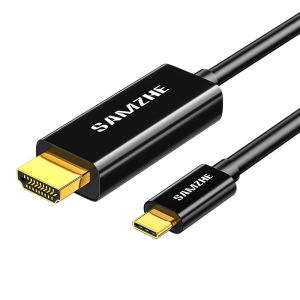 Samzhe | Type-C to HDMI Adapter Cable for Android iPad Laptop TV Projector 4K