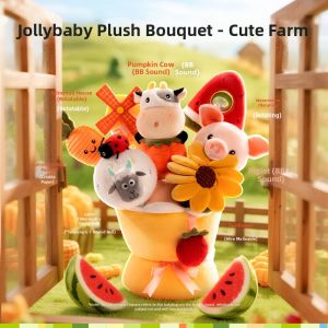Jollybaby | Simulated Plush Flower and Cake Gift for Kids