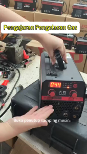 DOMHOAI 3IN1 Mesin Las Mig-250 Las Listrik Profesional Inverter Mesin Las Portabel Tampilan Digital Definisi Tinggi Mesin trafo las