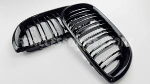 Gloss Black Car ABS Front Bumper Radiator Kidney Grilles Gril For BMW 3 Series E46 4 Door 2002-2005 Car Accessories Styling