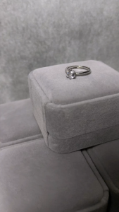 Cincin Titanium Wanita Anti Karat Asli 1 Karat Klasik Adjustable | Cincin Korea Style - Avrelis A8