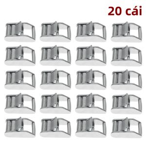 Dây Đai Căng Cố Định 25mm 1 Inch Với Khóa Cam Bằng Thép Không Gỉ 316 Dùng Cho Việc Buộc Hàng Nặng Hành Lý Hộp Dụng Cụ