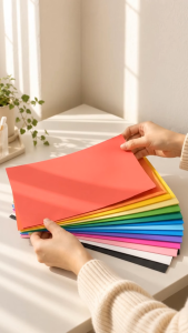 🇸🇬 230GSM A4 Thick Assorted Colored Papers 50 100 Sheets - Art Paper for Crafting