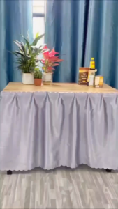 Rèm dán che kệ bếp chống bụi chất liệu vải gấm cao cấp trang trí bếp sang trọng đa dạng kích thước