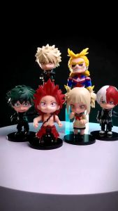 Mô hình nhân vật Học viện siêu anh hùng Shoto Todoroki Midoriya All Might Bakugo Kirishima Eijiro Toga My Hero Academia