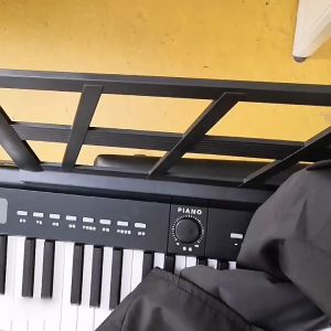 Piano Keyboard Dust-Cover for 88 Keyswith Music Sheet Stand CoverElectric Piano CoverDustproof and Washable