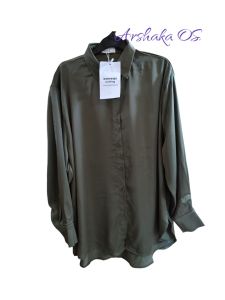 Kemeja oversize katun silky premium / kemeja super jumbo wanwan best seller/ kemeja super jumbo