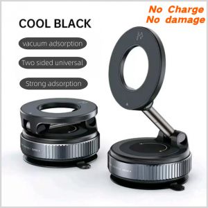 Car Mount Vacuum Magnetic Holder 360° Adjustable Foldable Strong Suction Stand K007 For All Smartphones & Multiple Scenarios ，；【