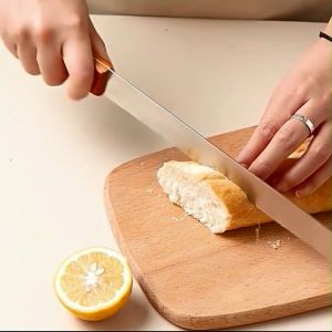 Blumey มีดตัดเค้กสแตนเลสแท้ ตัดขนมปัง ขนม ตัดเค้ก เครื่องมืออบ มีดขนาด 10 นิ้ว bread knife มีสินค้าพร้อมส่ง
