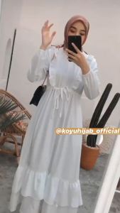 Koyu Hijab L.Zara Cela Dress