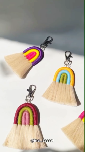 GANTUNGAN AKSESORIS TAS HIASAN KUNCI RAINBOW AESTHETIC