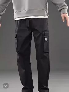 #067#L-5XL#กางเกงแฟชั่นเกาหลีผู้ชายกางเกงลำลองขายาวใส่สบายงานปักสวยๆใส่ได้ทุกโอกาส