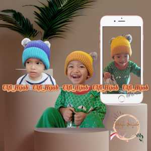 ULFI HIJAB / TOPI KUPLUK ANAK UMUR 0 - 6 TAHUN KARAKTER HEWAN / CIPUT BANDANA RAJUT PEREMPUAN / COWOK / LAKI-LAKI / AKSESORIS KEPADA / MUSIM DINGIN / 2 POMPOM FASHION ATRIBUT HANGAT / PELINDUNG KEPALA