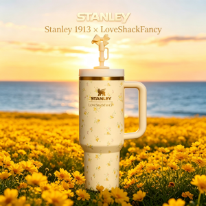 Stanley 1913 x LoveShackFancy Quencher® H2.0 FlowState™ Tumbler（Lemon Haze）