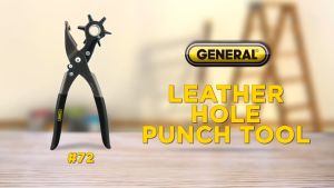 Hole Punch Pliers Leather 6 Sizes 2.5-5mm Belt Sinturon Puncher Adjustable Heavy Duty